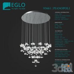 3D model Eglo 93661 Pianopoli