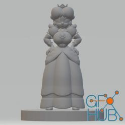 3D model Busty Princess Daisy – 3D Print