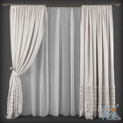 3D model Curtains 177 (max, fbx)