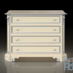 3D model Modenese Gastone Como chest of drawers