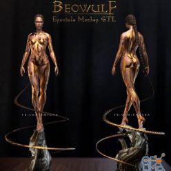 3D model Megha L Angelina Jolie Grendels Mother Beowulf