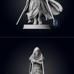 3D model Darth Revan Figurine - Pose 1-4 – 3D Print