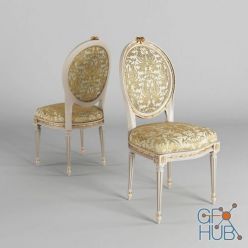 3D model Chair Angelo Cappelini_793(52x56x101h)