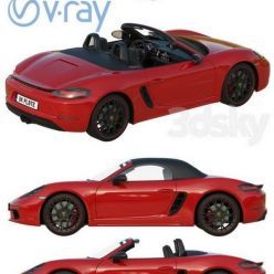 3D model Porsche 718 Boxster S