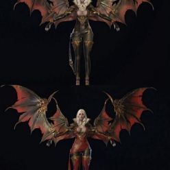 3D model Vampire Girl PBR