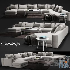 3D model Swan Hills Sofa