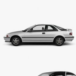 3D model Acura Integra coupe 1991 car