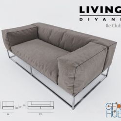 3D model Sofa Ile Club by Living Divani