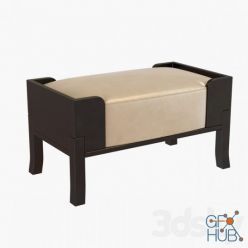 3D model Baker 4018 SADDLE BENCH