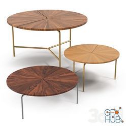 3D model BassamFellows CIRCULAR TABLE SERIES