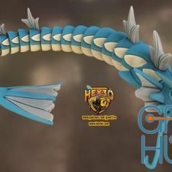 3D model Articulated Gyarados – 3D Print