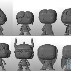 3D model Dungeons and Dragons Funko Style 3D-Print Models