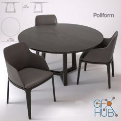 3D model Concorde – Grace- Poliform furniture