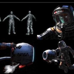 3D model The Rocket Man PBR