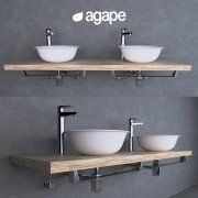 3D model Overhead sink from Agape