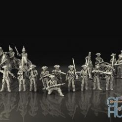 3D model Madox Historical - Redcoats – 3D Print