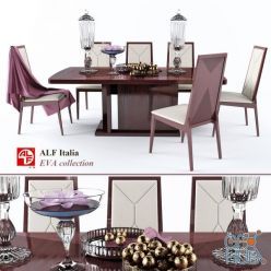 3D model EVA collection furniture by ALF Italia