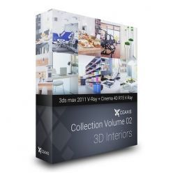 3D model CGAxis Collection 3D Interiors Volume 2
