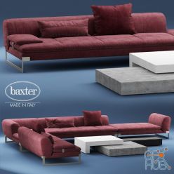 3D model Corner sectional sofa BAXTER VIKTOR