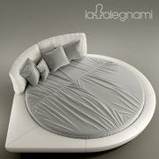 3D model Round bed La Falegnami Time