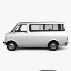 3D model Hum 3D Bedford CF Minibus 1969-1979