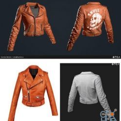 3D model Skull Pumpkin Jacket PBR