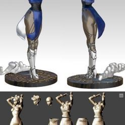 3D model Chun Li cyborg – 3D Print