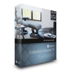 3D model CGAxis Models Volume 75 Furniture VI