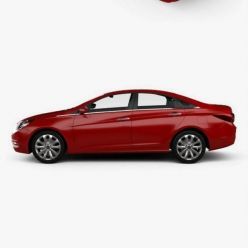 3D model Hyundai Sonata i45 2012