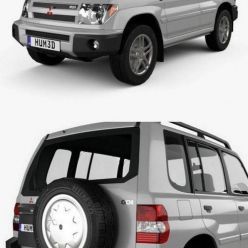 3D model Mitsubishi Pajero Pinin 1999 Hum 3D car