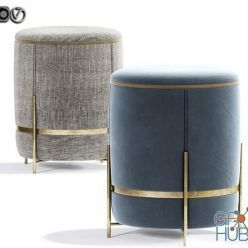 3D model Melange stool 02