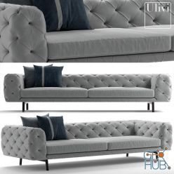 3D model DANIEL sofa by Ulivi Salotti