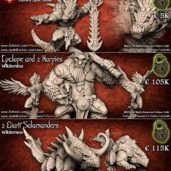 3D model Wilderness Monsters & Bosses – 3D Print