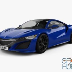 3D model Hum 3D Acura NSX 2016 H3D