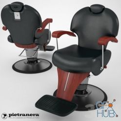 3D model Pietranera hairdresser chair Mythos