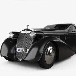 3D model Rolls-Royce Phantom Jonckheere Coupe 1934