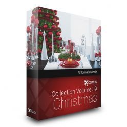3D model CGAxis Models Volume 39 3D Christmas