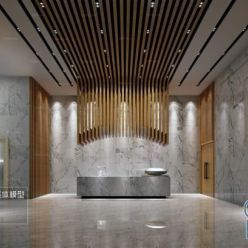 3D model Lobby Reception Interior A012