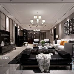 3D model Living room space B099