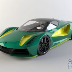 3D model Lotus Evija 2020