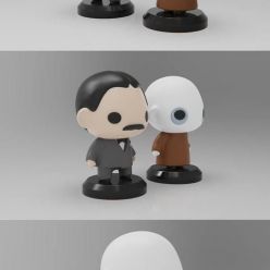 3D model PlaKit Addams Family Gomez and Fester – 3D Print