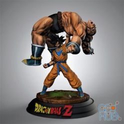 3D model Goku vs Nappa – 3D Print