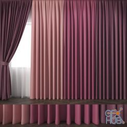 3D model Curtains-R2