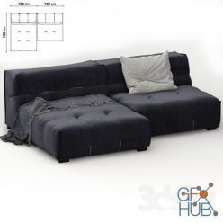 3D model Sofa Tufty-Too by B&B Italia