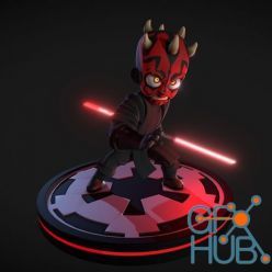 3D model Mini Darth Maul - Star Wars – 3D Print