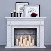 3D model Portal for classic fireplace
