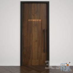 3D model Brown door