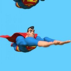 3D model Cartoon Superman PBR