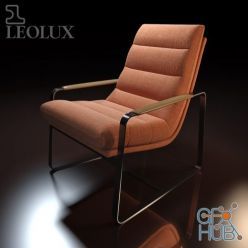 3D model Leolux Indra modern armchair