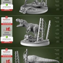 3D model Jurassic Park 25th Anniversary – 3D Print